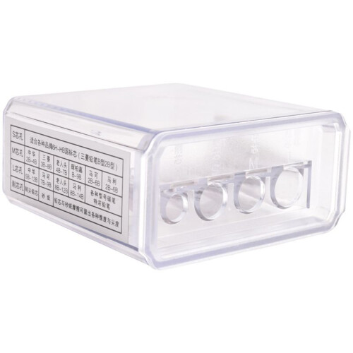 2 Pcs Carpenter Pencil Sharpener Long Point Manual Pencil Sharpener with Plastic Lid 4 Holes Handheld Pencil Sharpener 1