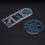 2 Pcs Multifunctional Geometric Ruler Plastic Circle Drawing Tool Drafting Templates Clear Graphic Design Tools 2