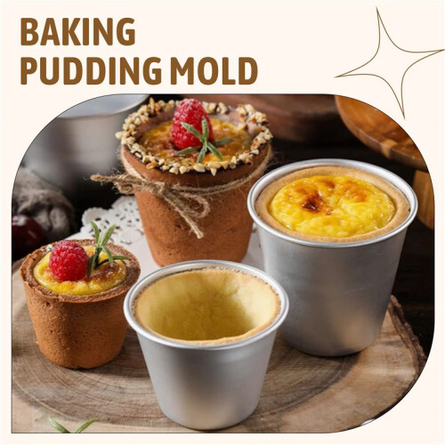 Puddingformen für Backen,  Formen für DIY Kochen, Puddingbecher, Eierkuchenform, Muffinform, Cupcake Kuchenform 2