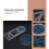 2 Pcs Multifunctional Geometric Ruler Plastic Circle Drawing Tool Drafting Templates Clear Graphic Design Tools 7