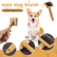 Rug Tassel Brush Macrame Carpet  Weaving Cotton Rope Weaving Comb Pet Dematting Open Knot Carding Comb Tools A