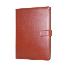Carpeta de Piel A4 Carpeta de Contrato Comercial Multifuncional con Notas Carpeta de PapeleríA Comercial MarróN