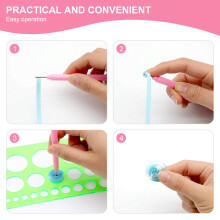 14 Stuks Papier Quilling Gereedschap Slotted Kit, Diverse Maten Rolling Curling Quilling Naald Pen voor Art DIY Papier