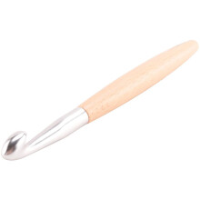 Crochet Hooks Set with Beech Wood Handle, Crochet Hooks for Chunky Yarn, Size 7mm 8mm 9mm 10mm 12mm