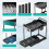 Kitchen Organizer Table Top Double-Layer Pull-Out Shelf Cabinet Pull-Out Sink Rack 6
