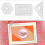 6 Pieces Cutting Die Stencils Metal Set,Different 5