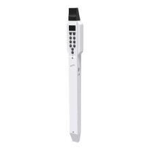 Portable Saxophone Electronic Wind Instrument 10 Timbres Saxophone Flute Built in Speaker Musical Instrument-White