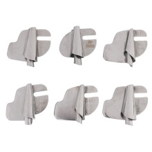 6Pcs Sewing Rolled Hemmer Foot, 3mm-8mm Wide Narrow Rolled Hem Sewing Machine Presser Foot Kit