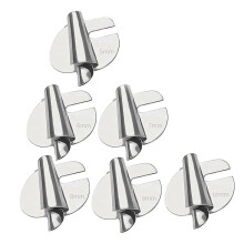 6 StüCk Gerollter SäUmerfuß zum NäHen, 5 Mm-10 Mm, 6 GrößEn, Breiter Gerollter Druckfuß, NäHmaschinen-NäHfuß, SäUmerfuß