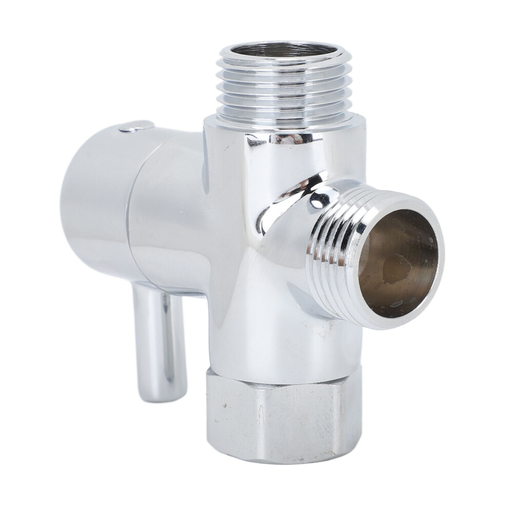 Copper G1/2 Shower Diverter Valve For Handheld Showerhead Electroplate 9421369128807