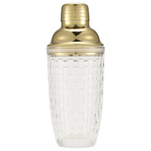 13Oz Glass Cocktail Shaker Set - Glass Shaker for Cocktails, Drink Shakers Cocktail and Cocktail Shakers Gold
