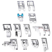 12Pcs Presser Foot Kit,Straigh Foot, Roller Foot, Snap  Sewing Machine Foot Presser Feet Set for Sewing Machines