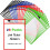 28Piece Work Note Holder Reusable Note Holder Pocket Plastic File Bag Dry Erase Sleeve for Teacher Office Organization E 3