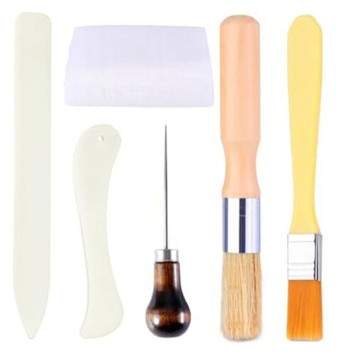 Bone Folders Kit, Bone Folders, Makers,Bookbinding Kit, for Bookbinding Making Paper Crafts Quilting Leathercraft A