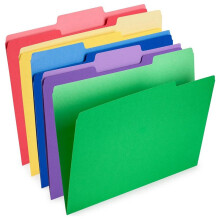 Carpetas de Archivos de Colores - Carpetas de Colores - Carpetas de Archivos de Colores TamañO Carta - (Paquete de 30, 8,5 X 11 Pulgadas, PestañAs