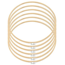 40cm DIY Crosss Stitchs Embroidery Circle Bamboo Hoop Crosss Hoop Ring Support Wooden Needle Tools