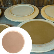 2PCS Ceramic Plate Forming Mold Pottery Tools for Clay Round Clay Mold Handbuilding Dish Plate Slump Mold 8In and 12In