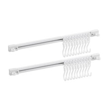 Multifunctional Slide Rail Hook, Adhesive Wall Hooks Rack, Space Saving Utensil Rack No Drilling Wall Mount Accessory