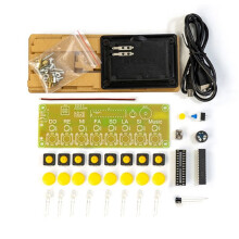 Kit de Piano Electrónico de 8 Teclas DIY, Placa de Circuito de Notas Musicales, Ensamblaje de Práctica de Soldadura, Kit Electrónico DIY