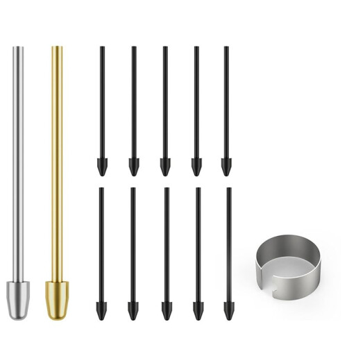 For  2 Pen Tips,Metal  Pen Tips,Replacement Tips/Nibs Refill Accessories 12Pcs