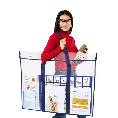 2 Pacotes de Bolsa  de Armazenamento de Pôsteres de 31,5 X 25,5 Polegadas Suporte para Quadro de Avisos Recipiente de Portfólio de Arte para 1