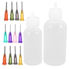 1 Set Customized Plastic Bottle Tool Slip Trailer Bottle Ceramic Glaze Plastic Rubber Stopper Trailer for Pottery Glaze
