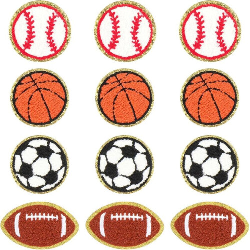 12Pcs  Sticker Patches Iron  Patches for Hats  Pattern Patches DIY Accessory Applique 2