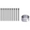 10 Pcs  Pen Tips Compatible with  1/2 Tablet Pen, Replacement Tips/Nibs for  1/2 Pen 1