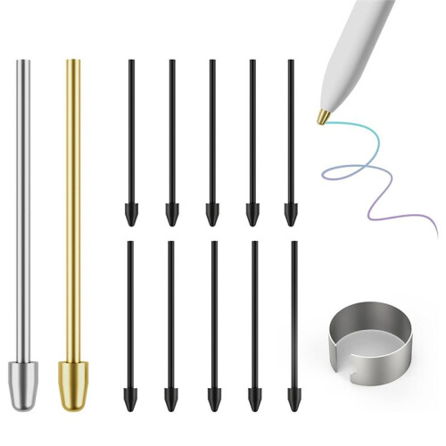 For  2 Pen Tips,Metal  Pen Tips,Replacement Tips/Nibs Refill Accessories 12Pcs 1