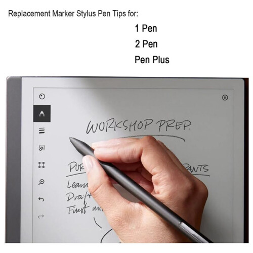 10 Pcs  Pen Tips Compatible with  1/2 Tablet Pen, Replacement Tips/Nibs for  1/2 Pen 2