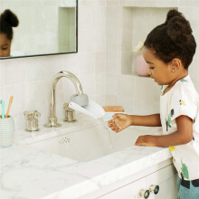 Extensores de Grifo de 2 Piezas, Ajuste de Dirección, Fregadero para Lavarse las Manos para Niños, Seguridad para Bebés (Gris)