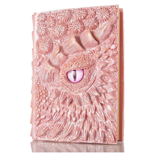 Dragon Secret Diary 3D Dragon Relief Incisione Libro Retro Fantasy Diary 1