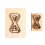 2pc Leather Cutting Die Set,Leather Dies for Cutting Shapes,Bow Shape Backpack Strap Mold for DIY Leather  Projects 1