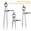 3 Pieces Adjustable Lockable Spring Wing Divider 4/6/8 Inch Carbon Steel Caliper Measuring Tool Leather Compass 3