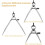 3 Pieces Adjustable Lockable Spring Wing Divider 4/6/8 Inch Carbon Steel Caliper Measuring Tool Leather Compass 2