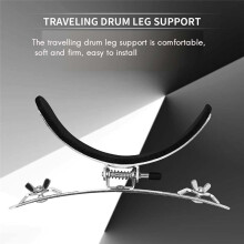 Drum Leg Holder Metal Traveling Drum Leg Support Thickened Sponge Decompression Drum Rack for March Marchings Snare Drum