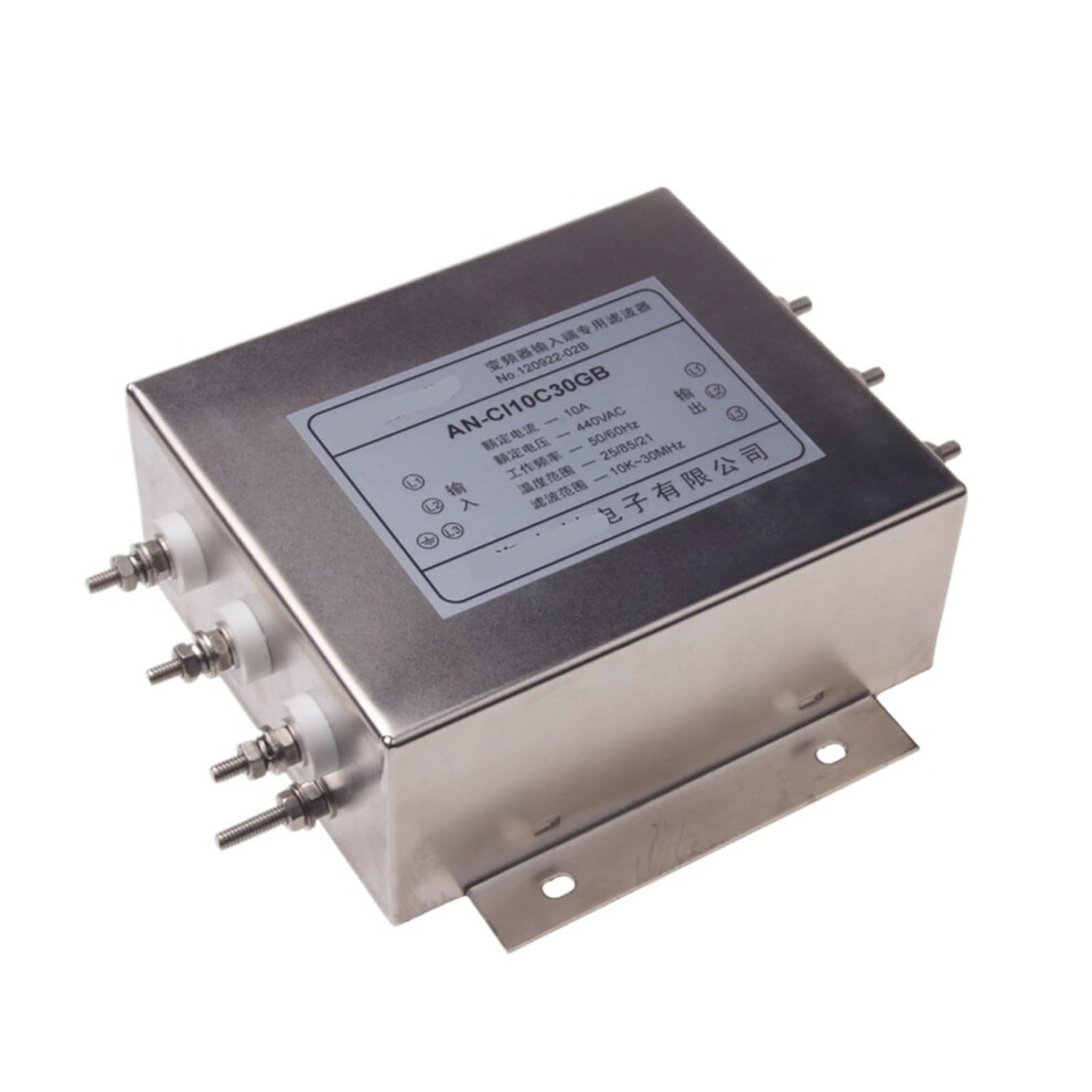 5.5Kw Inverter Input Filter 10A Emi Power Filter For Noise Reduction And Stable Industrial Power 9347817032666