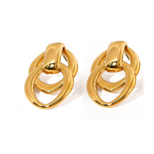 Women's Geometric Dangle Drop Earrings in Silver and-JDE2403118