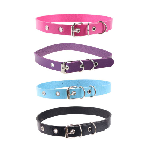 Collier ras du cou gothique Punk Rock confortable-violet clair 1