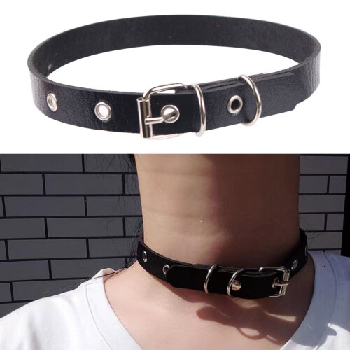 Collier ras du cou gothique Punk Rock confortable-violet clair 2