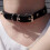 Collier ras du cou gothique Punk Rock confortable-violet clair 5