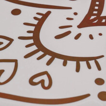 Herausnehmbarer Raum Café-Wandaufkleber Lotusblume 1 Stück Boho-Aufkleber Dekoration Umwelt-Mandala Ungiftiges PVC
