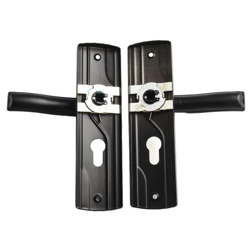 Κομψή εμφάνιση για σαλόνια Κλειδαριά λαβής πόρτας Μαύρο πόμολο πόρτας Υλικό 2