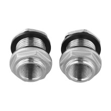 Gartenschlauchgewinde Edelstahl-Schottanschluss Gartenschlauchverbindung Gartenbewässerungsfilter – Adapter