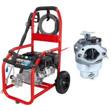 Vergaser-Kit UT80993F für Homelite 2700 PSI Hochdruckreiniger mit Luftfilter, Kraftstofffilter, Kraftstoffleitung und Isolierplatte.