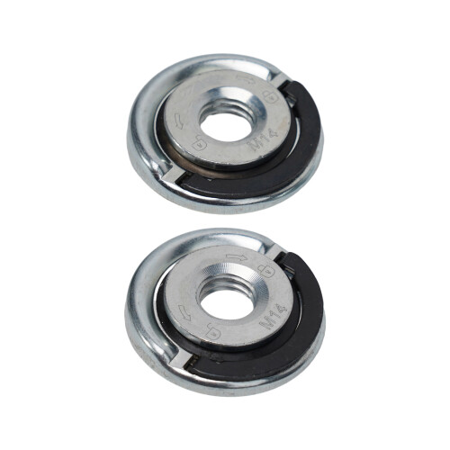 2 Για M 14 Quick Release Self-Locking Grinder Πλάκα πίεσης Παξιμάδι φλάντζ 2