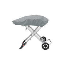 1 pièce de housse de barbecue 210D en tissu Oxford pour couvercle de barbecue à gaz Weber-Traveler,