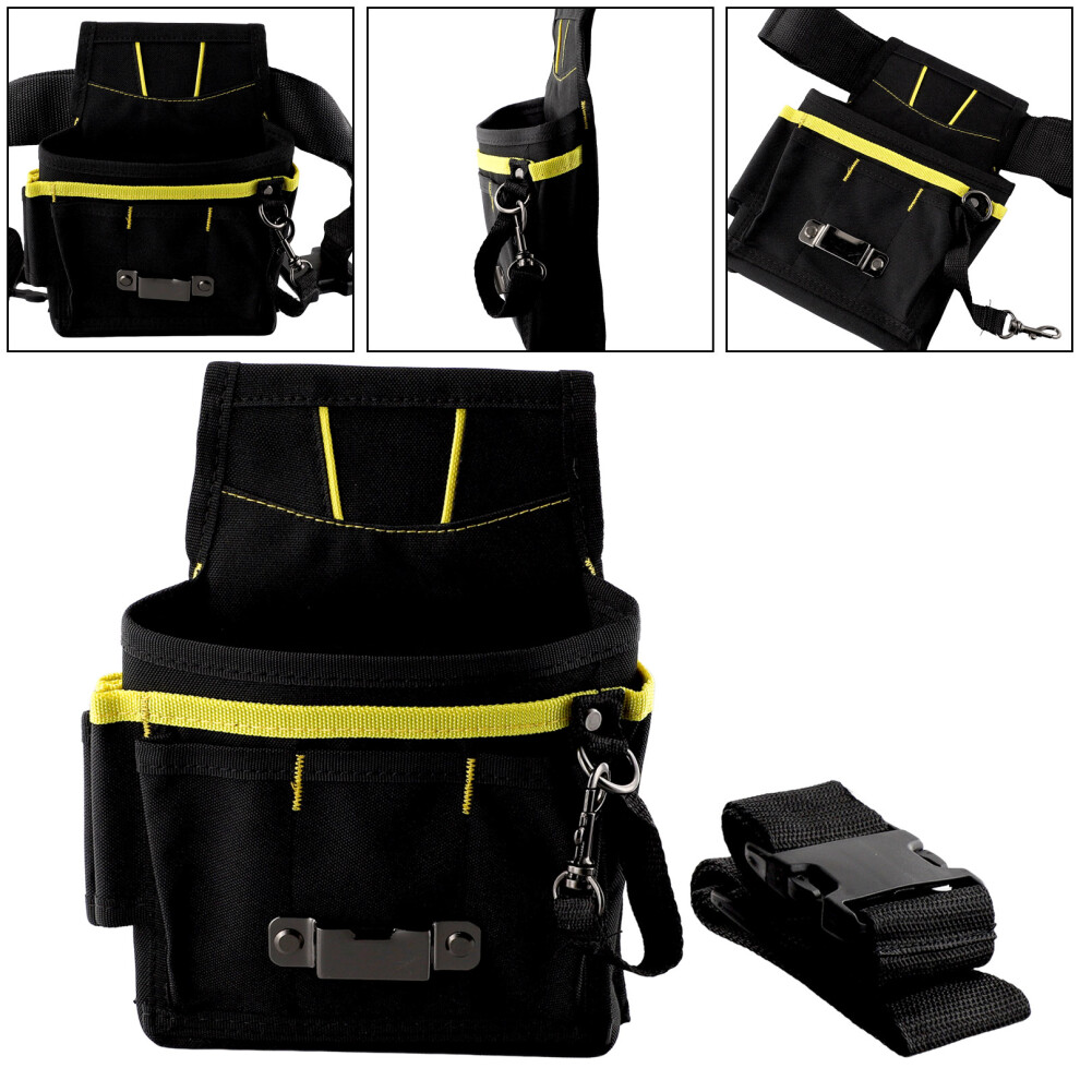 Electrician Waist Belt Tool Pouch Bag Multifunctional Waterproof Tool Storage Oxford Bag For Wrench Hammer Screwdriver 6935161468809