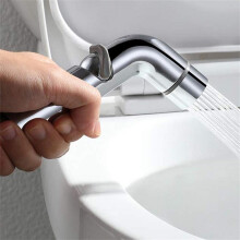 Toilet Bidet Spuit Voor Ouderen En Kinderen Gezondheidskraan Vervanging Zilveren 1 Stuks Verstelbaar Makkelijk Regelen Voor Ouderen