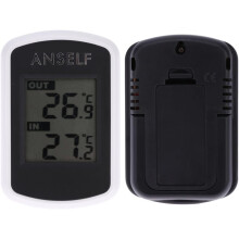 Innovatieve digitale temperatuurmeter met maximale en minimale temperatuurregistratie, sensor met groot zendbereik voor alle weersomstandigheden,